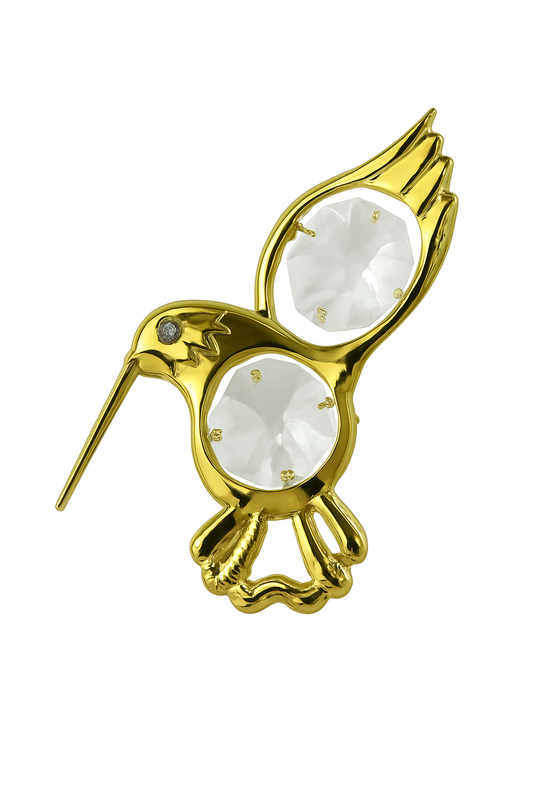 Colibri 24K gold plated with BOHEMIA Helder crystals
